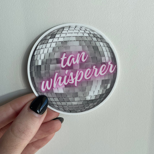 Tan Whisperer Sticker